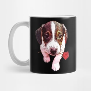 'Rose Boston Terrier ' Valentine's Day Boston Terrier Mug